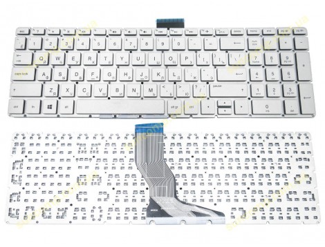Клавіатура для HP Pavilion 15T, 15Z, 15-BR, 15-BS, 15-BU, 15-EF, 15Q-DY, 15-BW, 15S-ER, 15S-FR, 15S-EQ, 15S-FQ, 17G-BR, 250, 255, 256 G6 (RU Silver Без Рамки)