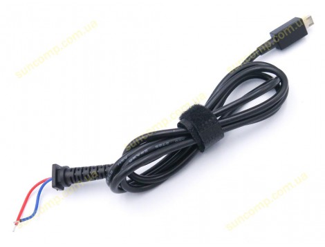 DC кабель (miniUSB Прямокутний) для ASUS X205T, C201 (33W, 40W, 45W, 60W) 1.2m. Від блоку живлення до ноутбука