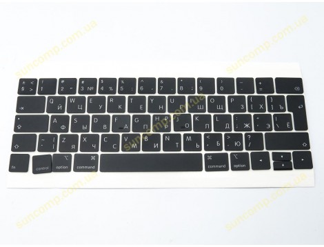 Клавіші клавіатури APPLE A1989 A1990 A2159 Macbook Pro (2018, 2019) (RU BLACK, BIG Enter) Комплект кнопок