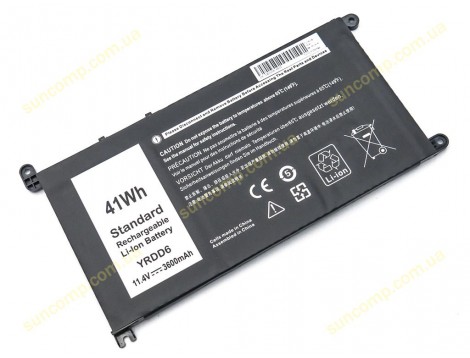 Батарея YRDD6 для Dell Inspiron 5482, 5480, 5481, 5485, 5491, 5591, 5593, 3583, 3493, 3582, 3593, 3793, 5584, 5493, 5585 (11.4V 3600mAh 41Wh) 0VM73