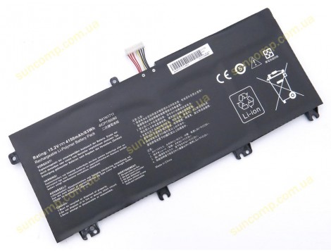 Батарея B41N1711 для ASUS GL503VM, GL503VD, GL703VD, GL703VM, FX63V, FX63VD, FX503VM, FX705, ZX63VD (15.2V 4150mAh 63Wh) Кабель 25мм.