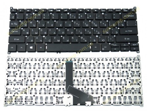 Клавіатура для ACER Swift 3 SF314-42 SF314-41 SF314-52 SF314-53 SF314-57 SF314-57G SF314-59 Swift 5 SF514-52 SF514-52T SF514-54G SF514-54T (RU Black без рамки)