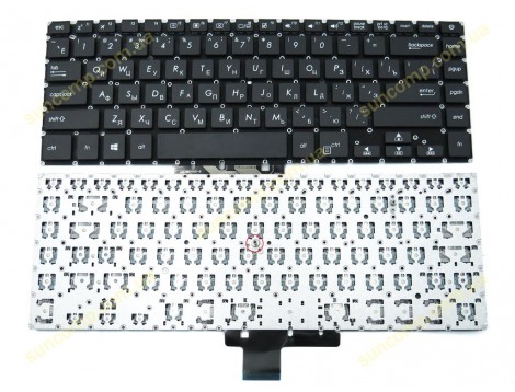 Клавіатура для ASUS X510, X510U, X510UA, X510UF, X510UQ, X510UN, X510UR, F510, F510UA, S510, S510U, A510U, K510U (RU Black без рамки)