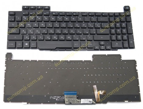 Клавіатура для ASUS GM501, GM501G, GM501GM, GM501GS GU501G GU501GM GU501GS (RU Black з підсвіткою). Оригінал
