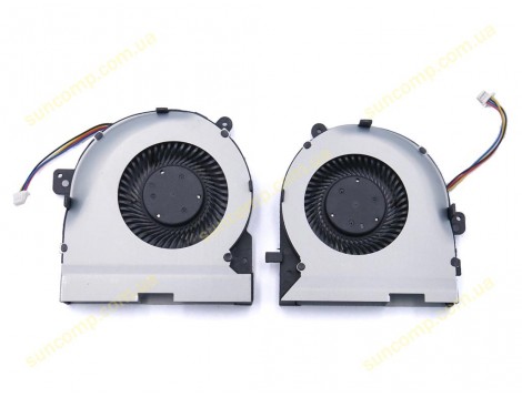 Вентилятор (кулер) для Asus GL502V, GL502VM, S5VM, FX60V, ZX60VM, FX502VM (13NB0DR0P01011) (CPU+GPU) Пара Original PRC (14 мм !!!)