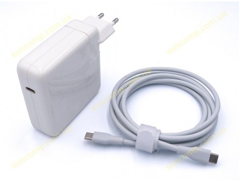 Блок живлення для APPLE 96W A2166 (MX0J2ZM/A) Type-C (USB-C) з кабелем. High Copy