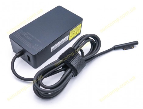 Блок живлення для Microsoft 15V 6.33A 102W (6PIN) + 5V 2.4A USB. High Copy. Microsoft Surface Pro 3/4/5/6/7/8/9 (без кабелю) Model 1798