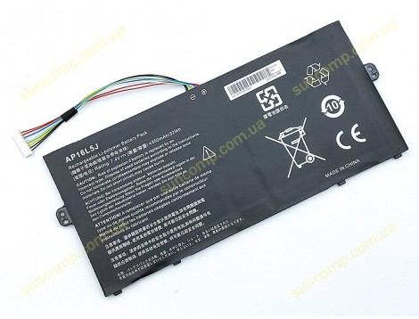 Батарея AP16L5J для ACER Swift 5 SF514-52T, SF514-53T, Spin 1 SP111 (7.4V 4350mAh 32Wh)