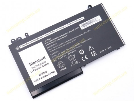 Батарея NGGX5 для DELL Latitude E5270, E5470, M3510, E5570, E5550, E5570 (0RDRH9, RDRH9) (11.4V 3600mAh 41Wh)(Metal Case)