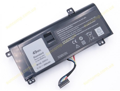 Батарея G05YJ для DELL Alienware 14 M14x R3 R4, 14D-1528 (8X70T, Y3PN0) (11.1V 4400mAh 49Wh)