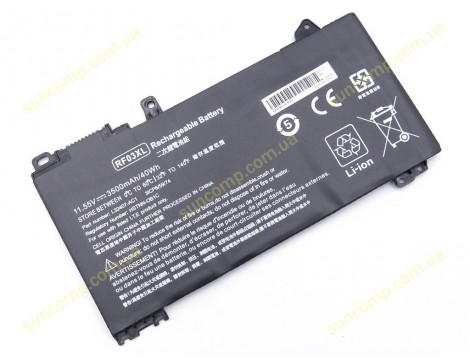 Батарея RF03XL для HP ProBook 455 G7 (HSTNN-OB1Q, L83685-AC1, L84354-005) (11.55V 3500mAh 40Wh)