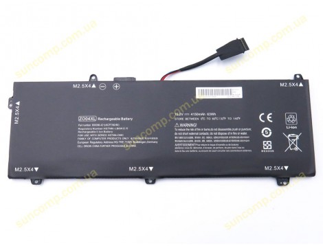 Батарея ZO04XL для HP ZBook Studio G3, ZBook Studio G4 (ZO04) (15.2V 4150mAh 63Wh)