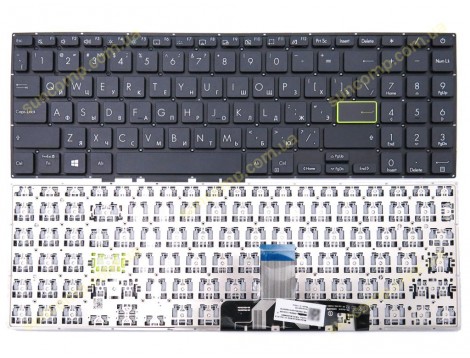 Клавіатура для ASUS X521, X521EA, X521EQ, X521FA, X521FL, X521JQ, X521UA, S533, S533E, S533F (RU Black) Оригінал