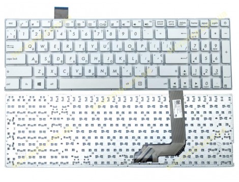 Клавіатура для ASUS X542, X542BA, X542B, X542U, X542UR, X542UQR, X542UN, X542UF, X542UA, K542, K542B (RU White без рамки)