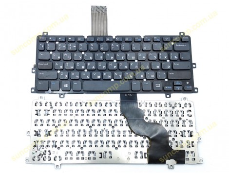 Клавіатура для DELL Inspiron 11 3147, 3148, 3152, 3153, 3157, 3158 Версія 2 (RU Black) Оригінал