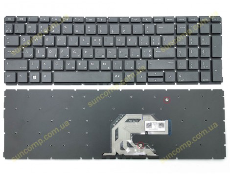 Клавіатура для HP ProBook 450 G6, 450 G7, 455 G6, 455 G7 (RU Black). Оригінал