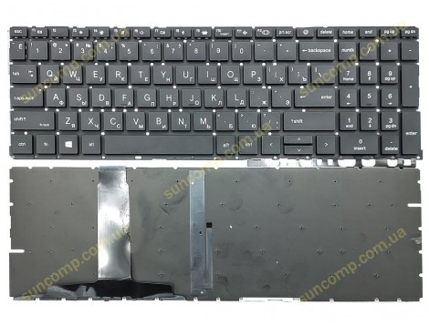 Клавіатура для HP ProBook 450 G8, 455 G8, 455R G8, 650 G8, 655 G8 (RU Black з підсвіткою). OEM