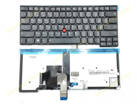 Клавіатура для Lenovo ThinkPad L440, L450, L460, l470, T431S, T440, T440P, T440S, T450, T450S, T460, e431, e440 (RU Black з підсвіткою). Оригінал