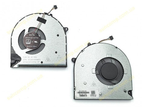 Вентилятор (кулер) для HP 15-DU, 15-DW, 15s-DU, 15t-DW, 15S-DY, 250 G8, 255 G8, 250 G9, 15S-DY (DC28000N6F0 DFS5K12114464N L52034-001) Original