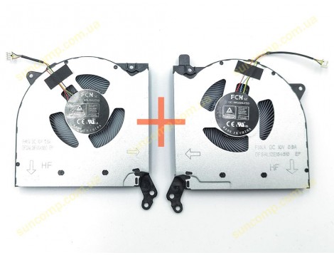 Вентилятор (кулер) для Lenovo Legion Y550-15, 15ACH6H R7000 R7000P 2021 (CPU+GPU) FAN 10V Пара. High Copy
