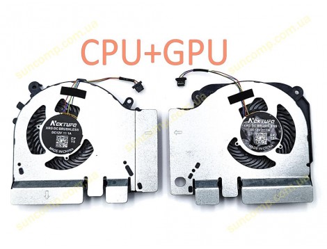Вентилятор (кулер) для Xiaomi MI 15.6 GTX 1050 1060 6G/RTX2060 (CPU+GPU) 12V 4-pin