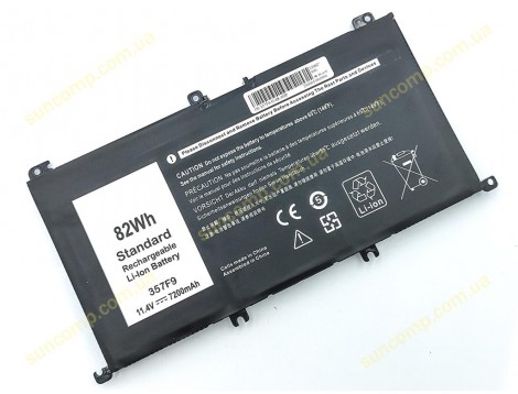 Батарея 357F9 для Dell Inspiron 15 5578, 5579, N5579, 7559, 7557, 7567, 7566, 5576, 5577, G5 5587 P57F. P65F (11.4V 7200mAh 82Wh)