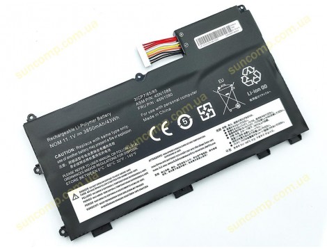 Батарея 45N1090 для Lenovo ThinkPad T430U, V490U, V590U (11N3P51 L11S3P51 45N1088 45N1089 45N1091)(11.1V 3850mAh 42.7Wh)