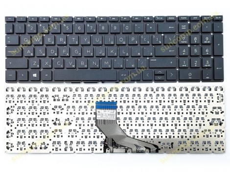 Клавіатура для HP 15-CS, 15-CN, 15-CX, 15-DA, 15-DB, 15-DX, 15-DR, 15-DK 17-BY 17-CA 17-CD 250 G7 G8 G9, 255 G7 G8 (RU Black)