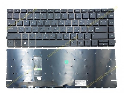 Клавіатура для HP ProBook 440 G8, 440 G9, 440 G10, 445 G8, 445 G9, 445 G10 (RU Black) Оригінал