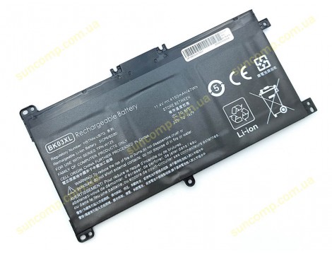 Батарея BK03XL для HP Pavilion X360 14 14m, 14-BA033TX, 14-ba001ns (HSTNN-LB7S)(11.55V 4150mAh 48Wh)
