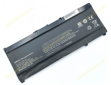 Батарея SR03XL для HP Pavilion 15-CX, 15-DC, ENVY 15-CP, 15-CN, 17-BW (HSTNN-DB8Q) (11.55V 4380mAh 50Wh)
