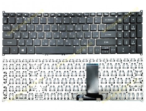 Клавіатура для ACER SP515-51, SP515-51N, SP515-51GN, Nitro NP515-51 (RU Black)