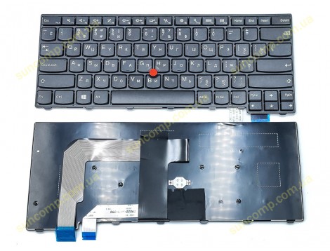 Клавіатура для Lenovo ThinkPad T470S, T460S, T460P, T470T, T460T (RU Black)