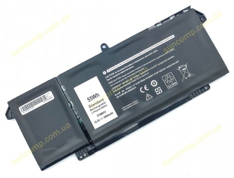 Батарея 7FMXV для Dell Latitude 5320 7320 7420 7520 Series (TN2GY 4M1JN) (15.2V 3600mAh 55Wh)