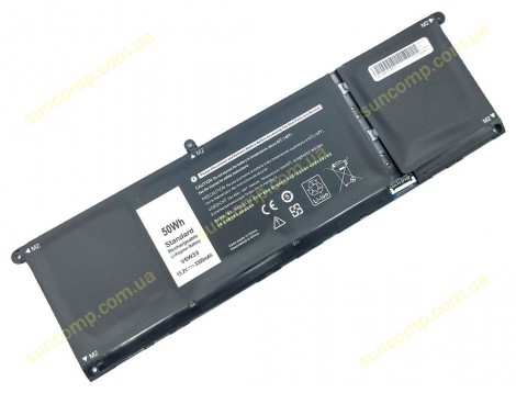 Батарея V6W33 для Dell Inspiron 5310, 5410, 5415, 5418, 5420, 5425, 5430, 5435, 5440, 7415, 7425, 7430, 7420, 7435, 7440, 3510, 3511, 3515, , Latitude 13 3320, 3330, 3420 (15.2V 3300mAh 50Wh)