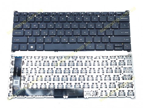 Клавіатура для ACER Aspire A314-36, A314-36M, A314-36P, A314-23M, A314-23P, A514-55, A514-56, TMP214-54, N22Q14 (RU Black)
