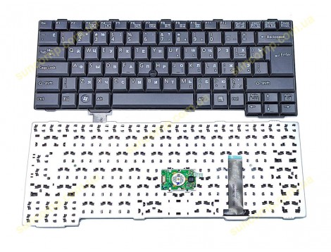 Клавіатура для Fujitsu Lifebook E751 E741 E752 E781 S782 S781 S751 S792 AH701 S752 (RU Black з рамкою)