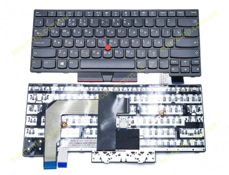 Клавіатура для Lenovo ThinkPad T470 T480 A475 A485 20HD 20HE 20JM 20JN 20L5 20L6 01HX459 01AX364 (RU Black + TrackPoint)