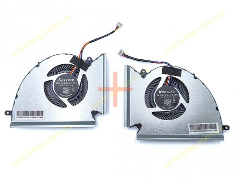 Вентилятор (кулер) для MSI GP76 Leopard GE76 Raider PABD1A010SH DC12V (CPU+GPU) Пара. High Copy