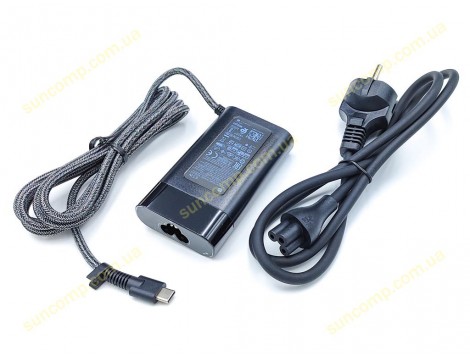Блок живлення для HP 65W Type-C (USB-C) + USB Ovale ORIGINAL (з кабелем)