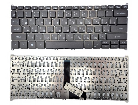 Клавіатура для ACER Swift 3 SF314-42 SF314-41 SF314-52 SF314-53 SF314-57 SF314-57G SF314-59 Swift 5 SF514-52 SF514-52T SF514-54G S (RU Black) Оригінал