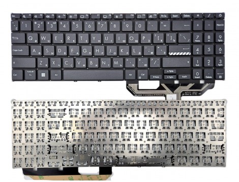 Клавіатура для ASUS VivoBook X1502 M1502 X1503 X1602 X1603 X1504 X1605 F1603 M1603Q M1605XA3 (RU Black)