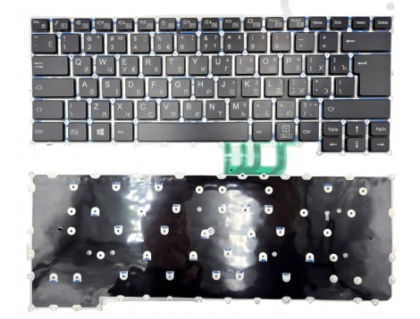 Клавіатура для Fujitsu Lifebook U9310 U9310X U9311X U9312X U9311 U9311A U9311A U937 U938 U939 (RU Black без рамки)